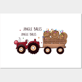 Jingle Bales Jingle Bales Jingle All The Hay Posters and Art